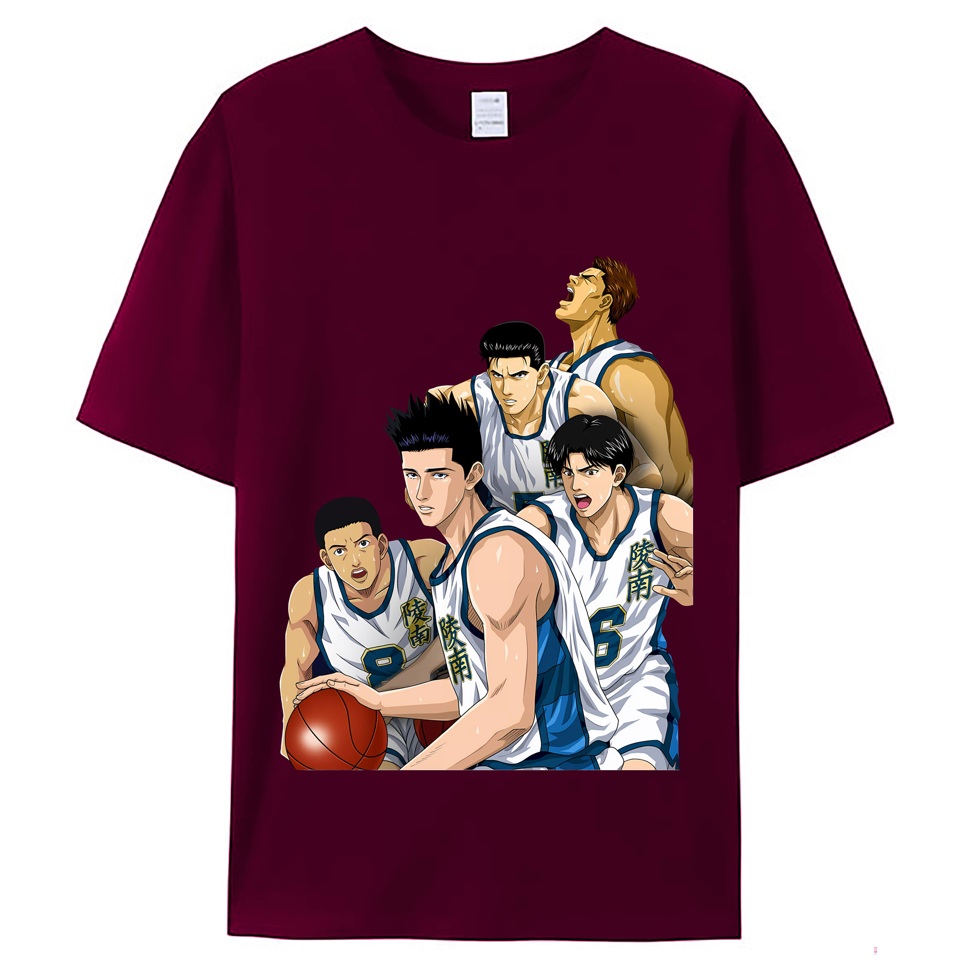 （画像用） SLAM DUNK／スラムダンク レディースカジュアルプリントTシャツ（綿100％）